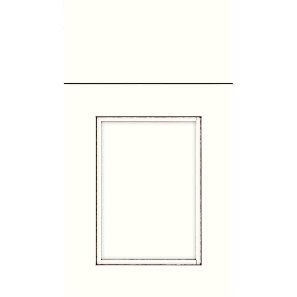 Square Alabaster Mocha Glaze Glaze - Paint Square Cabinets