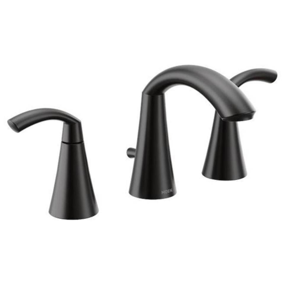 Moen Glyde Matte Black Bath Faucets Bath Matte Black Black Faucets