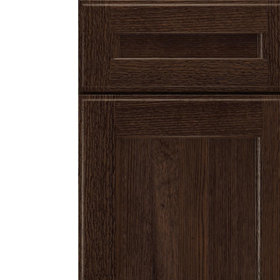 5 Piece Rodeo Dark Finish 5 Piece Cabinets