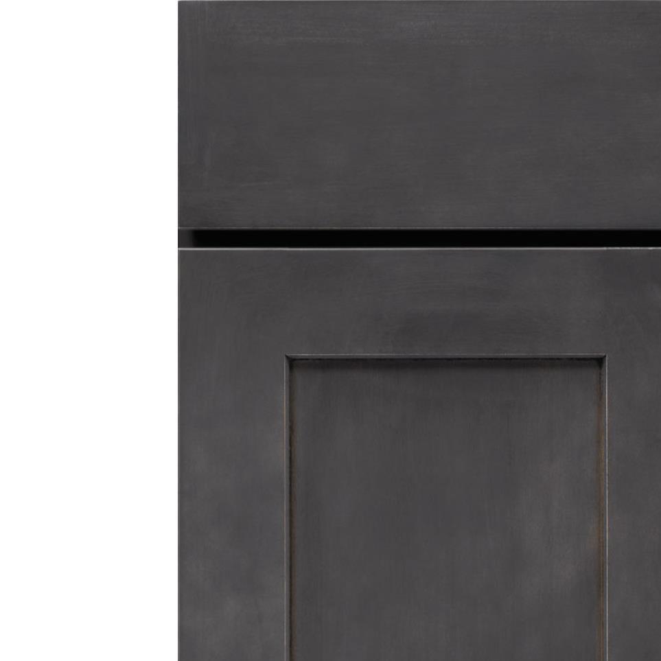 Square Storm Dark Finish Square Cabinets