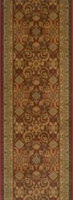 Woven Border/Runner Merlot Brown Carpet