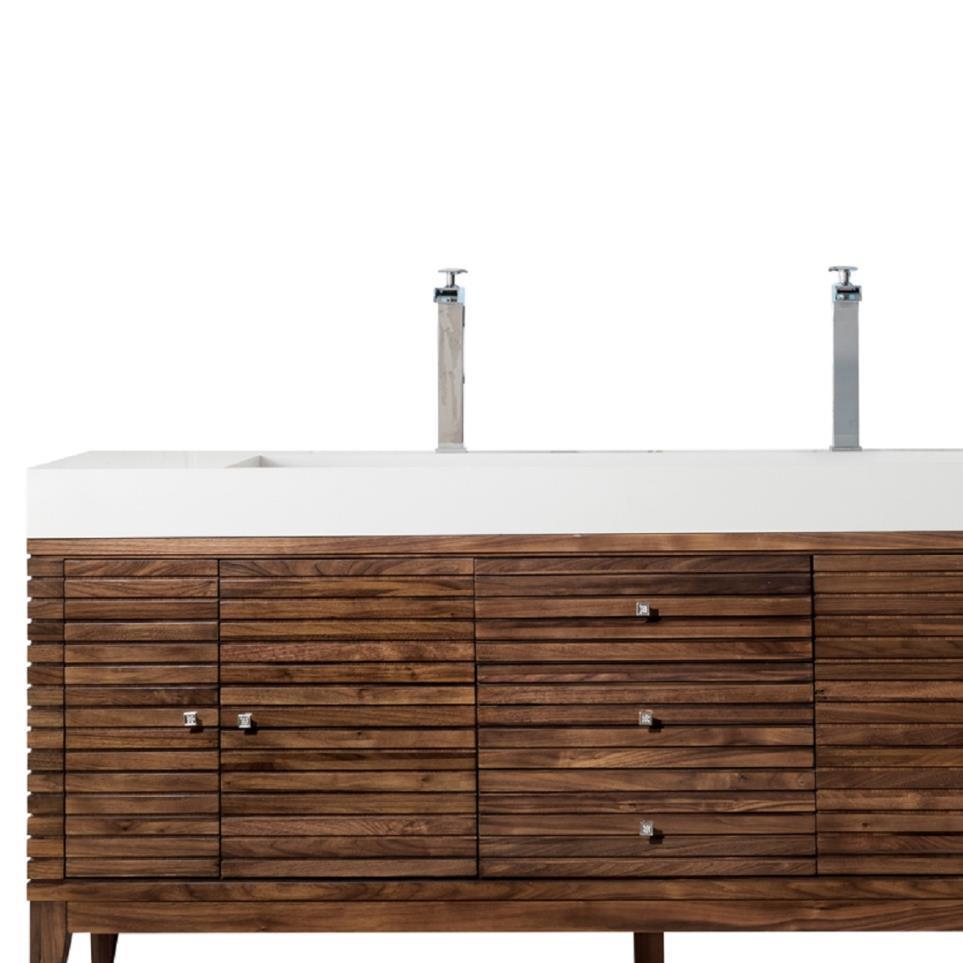 Base with Sink Top Whitewashed Walnut Light Finish Vanities