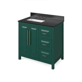 Base with Sink Top Green Green Vanities