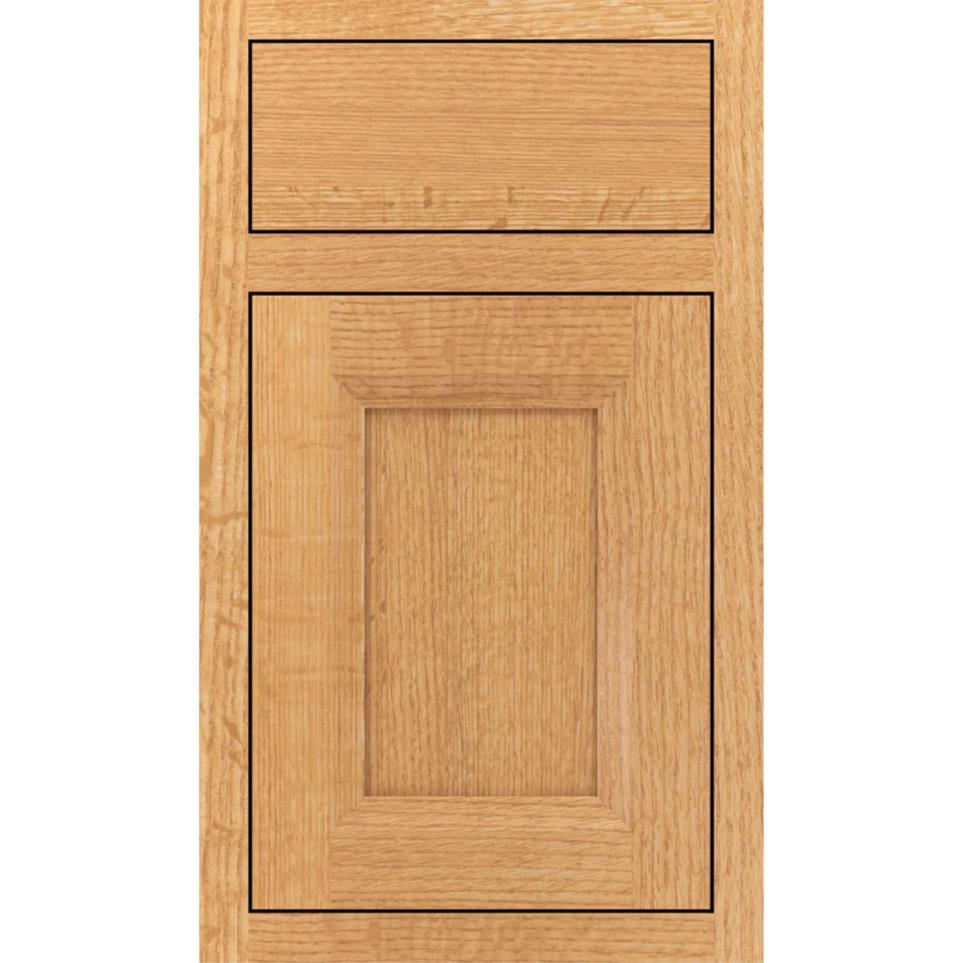 Square Natural Light Finish Square Cabinets