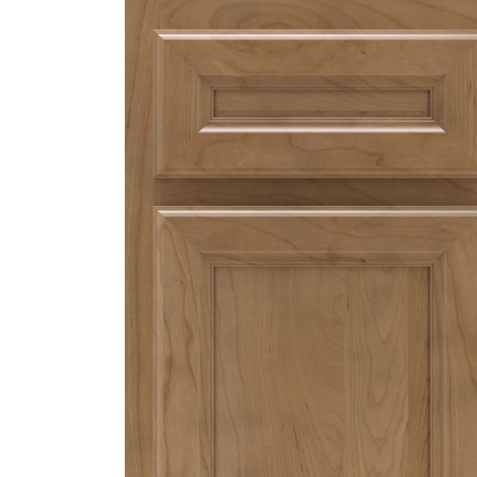 5 Piece Buckskin Medium Finish 5 Piece Cabinets