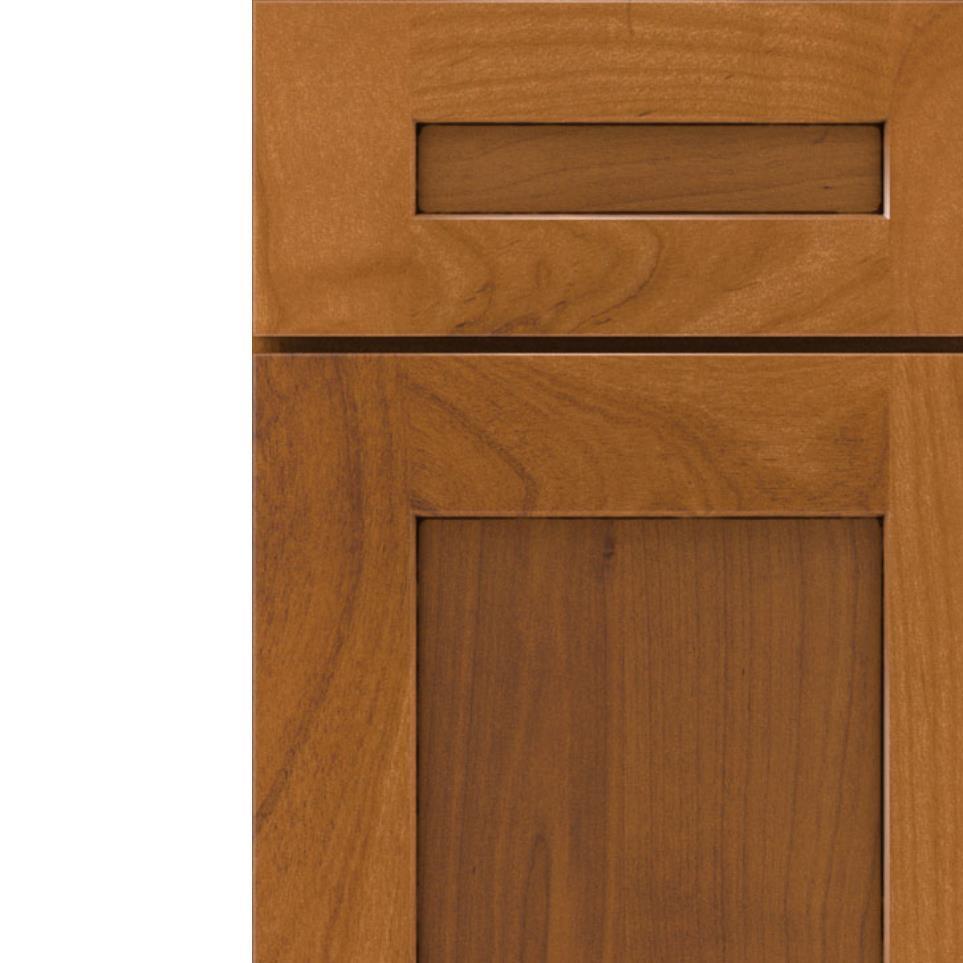 Square Palomino Medium Finish Square Cabinets