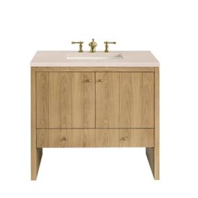 Base with Sink Top Light Oak Light Finish Vanities