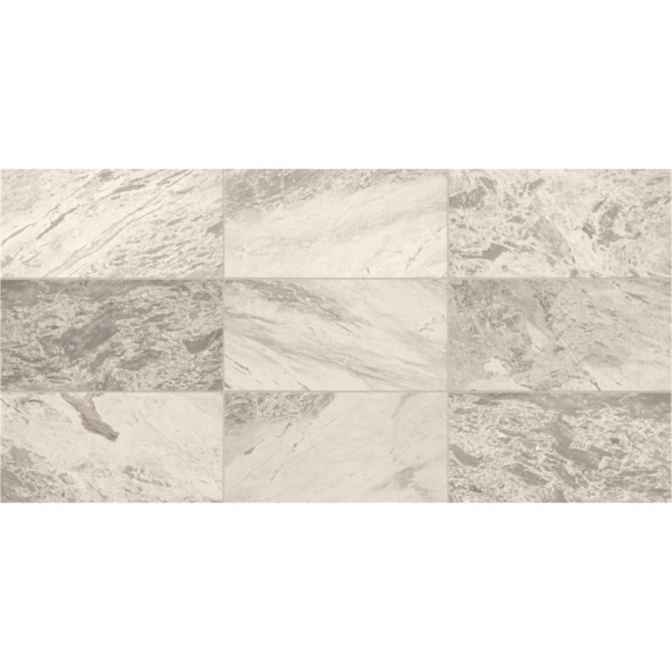 Tile Stratus White Polished White Tile