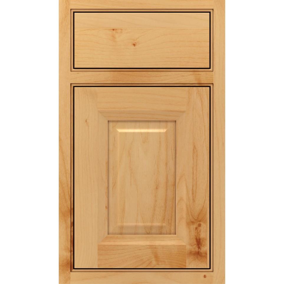 Square Natural Light Finish Square Cabinets