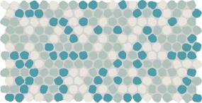 Mosaic Deep Sea Blend Matte Blue Tile