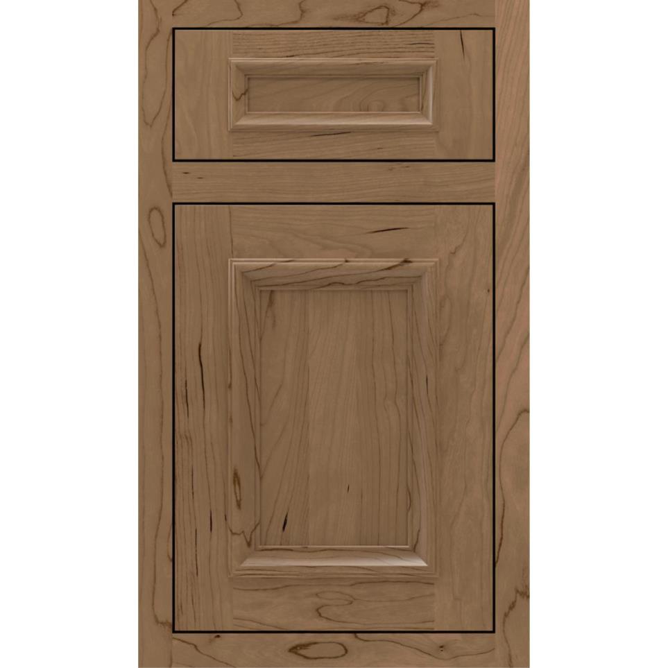 Inset Buckskin Medium Finish Inset Cabinets