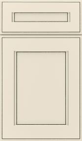 5 Piece Coconut Smoked Caviar Paint - White Cabinets