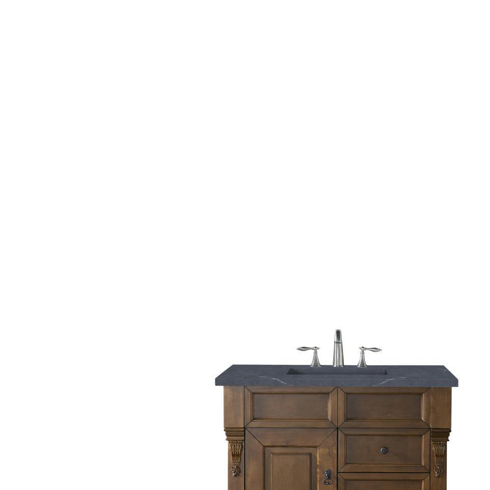 Base with Sink Top Country Oak Medium Finish Vanities