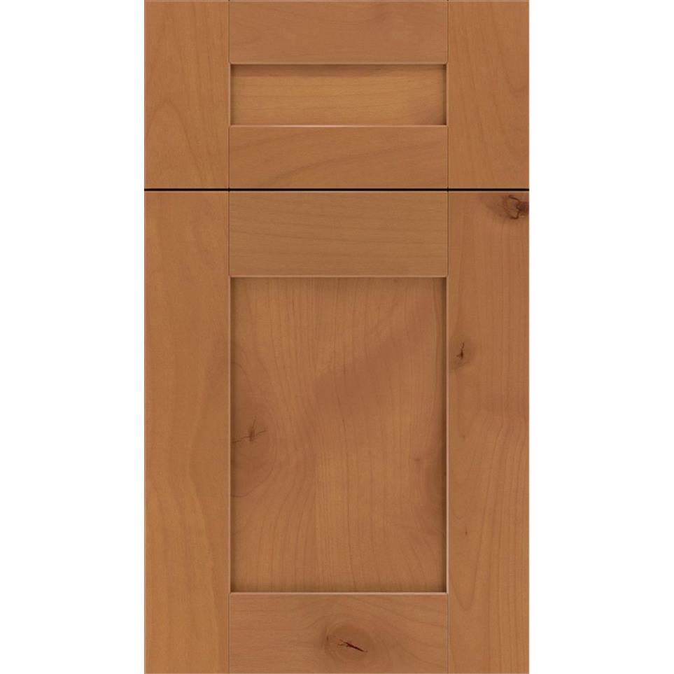 Square Ginger Light Finish Square Cabinets