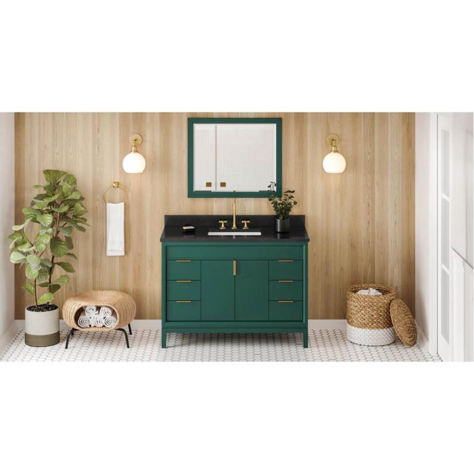 Base with Sink Top Green Green Vanities