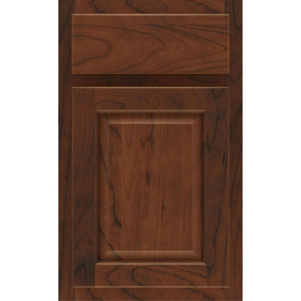 Square Tundra Dark Finish Square Cabinets