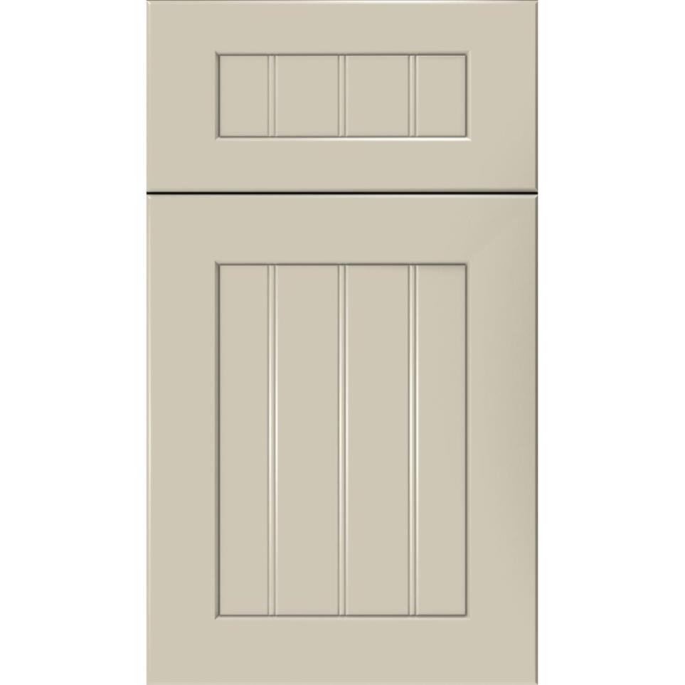 5 Piece Satin Daybreak Paint - Grey 5 Piece Cabinets