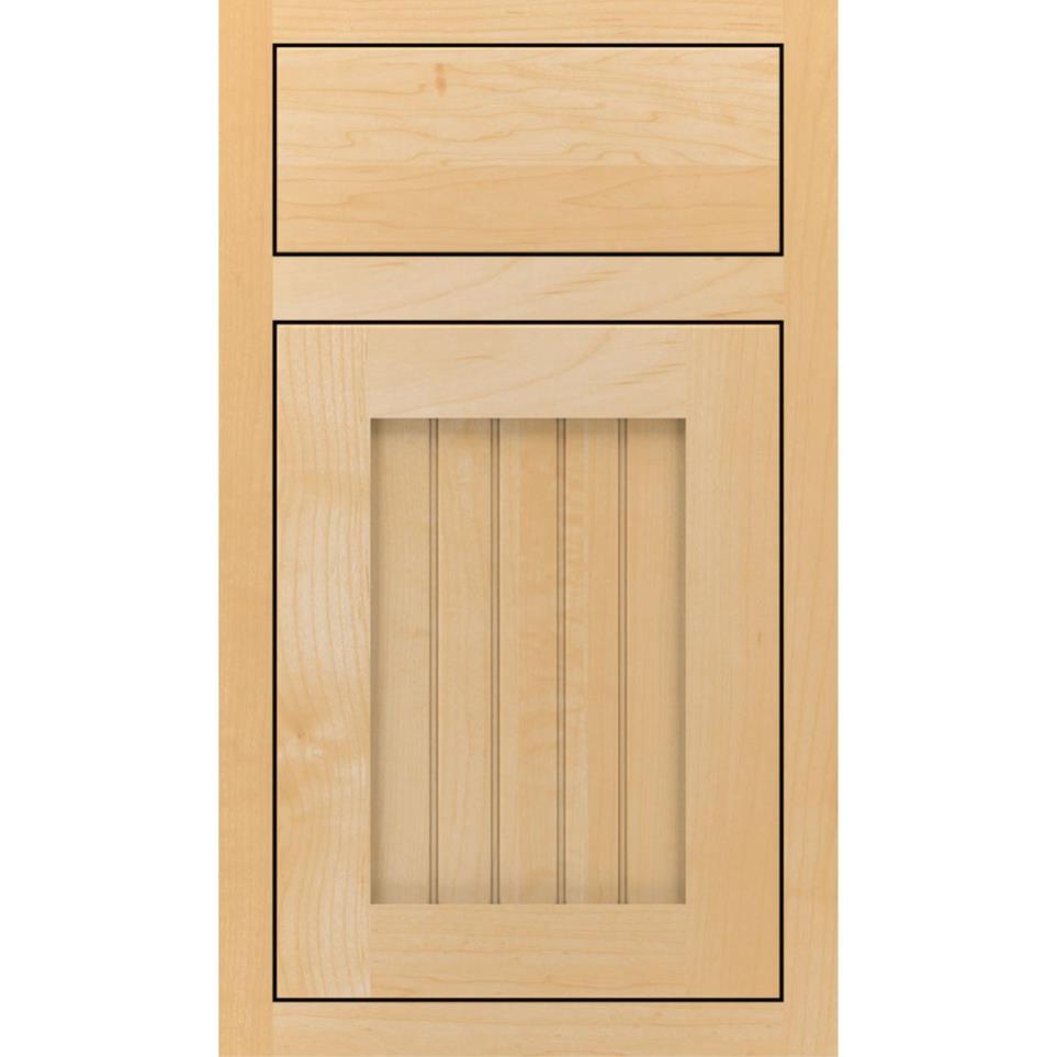 Square Natural Light Finish Square Cabinets