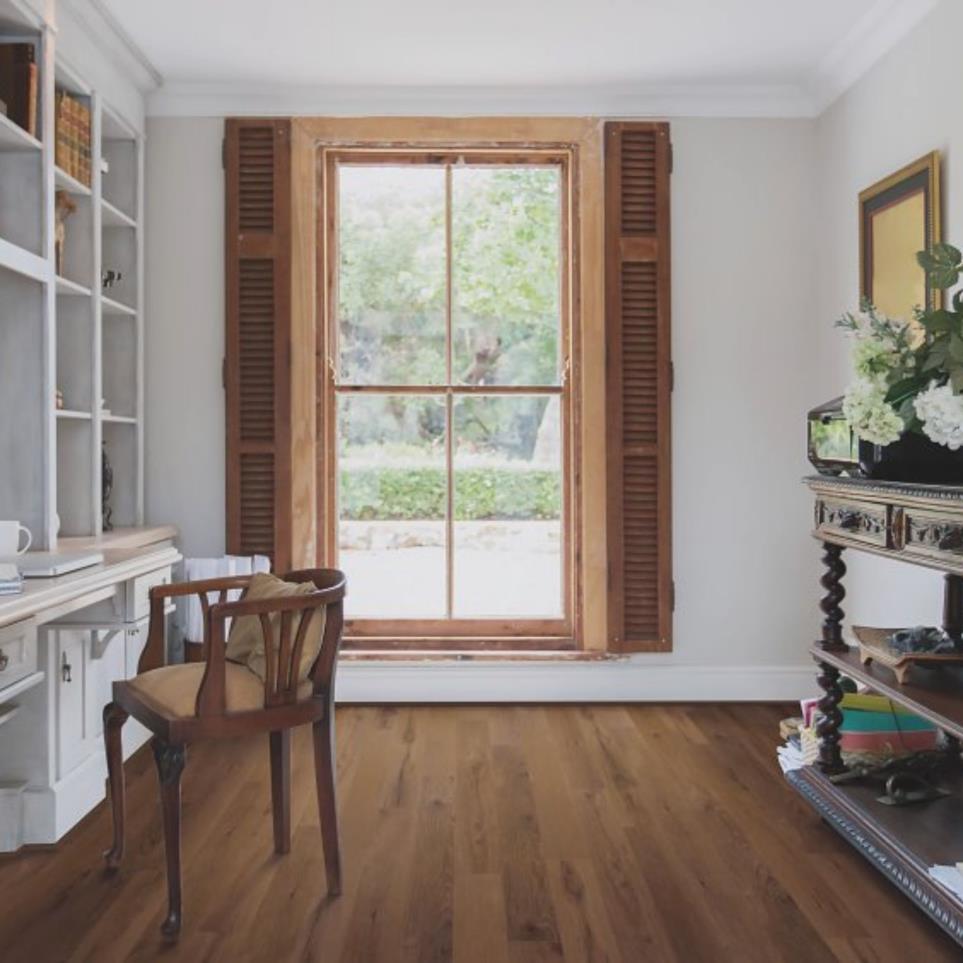 Tile Plank Rogers Hickory Dark Finish Vinyl