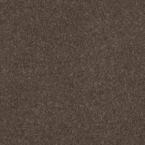 Textured Saxony Mole Brown Carpet