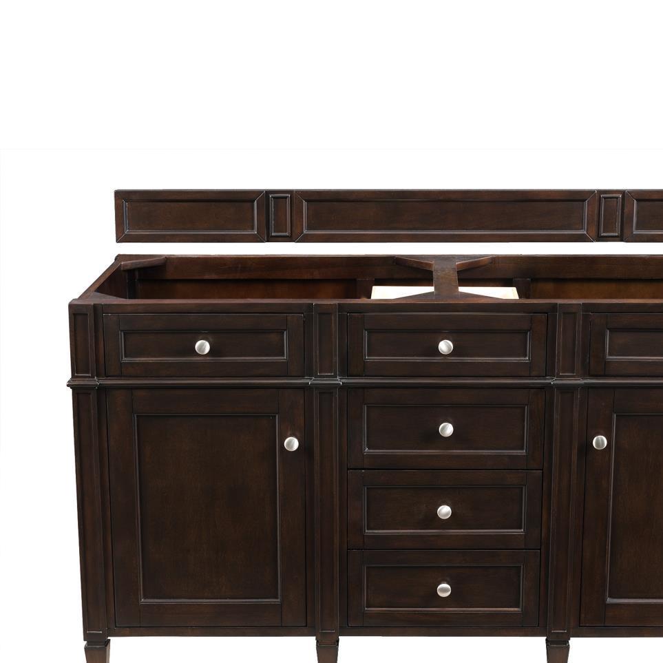 Base with Sink Top Burnished Mahogany Dark Finish Vanities