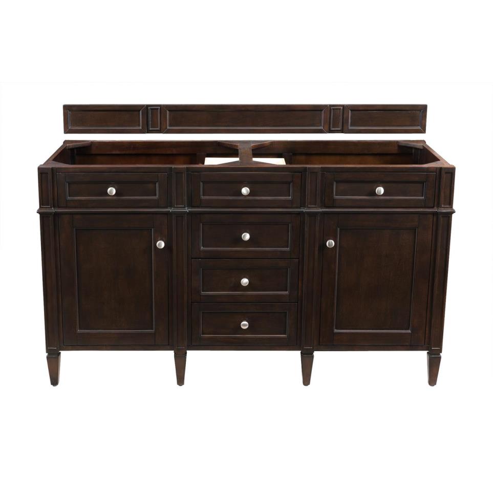 Base with Sink Top Burnished Mahogany Dark Finish Vanities