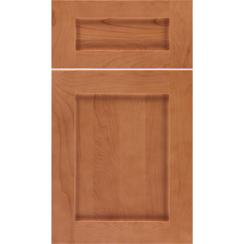 Square Ginger Light Finish Square Cabinets