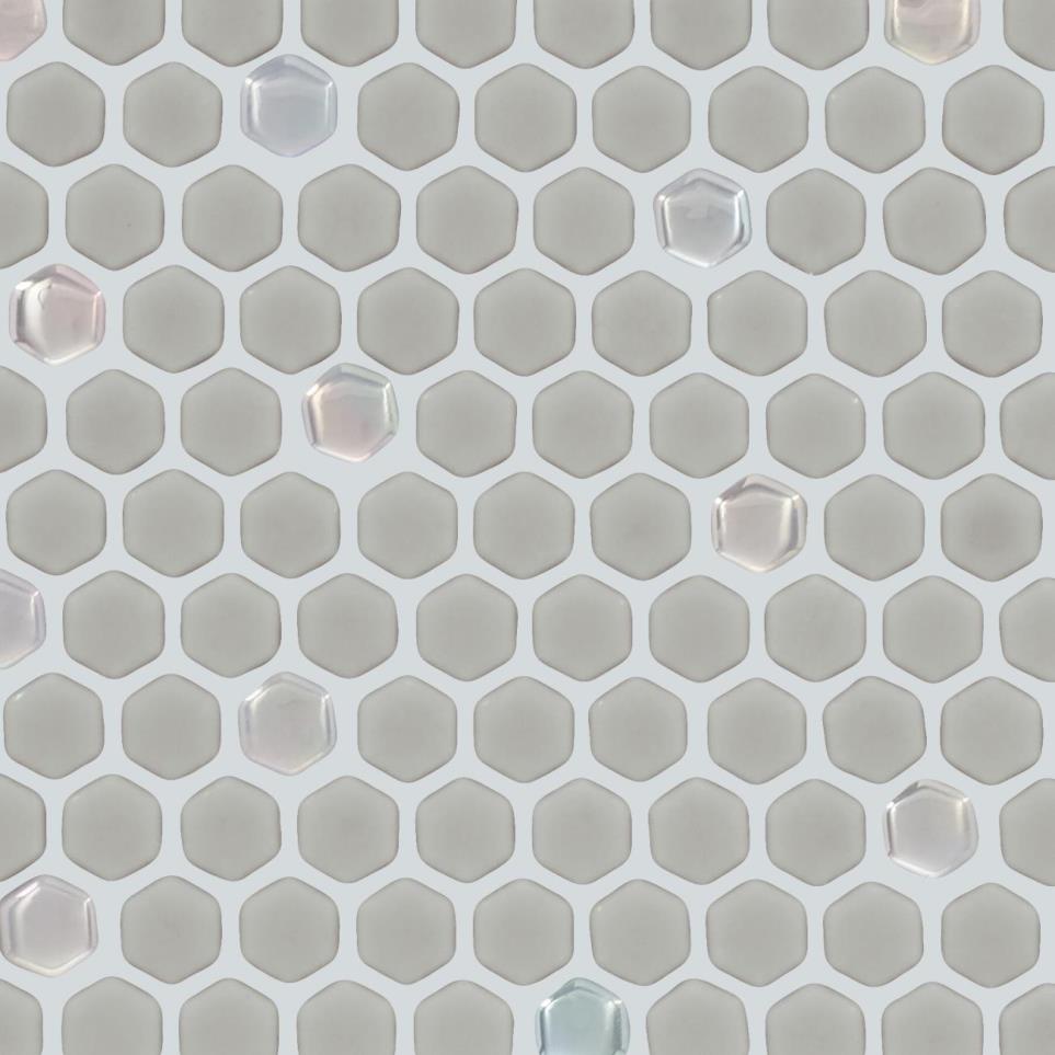 Mosaic Supernova Matte Gray Tile