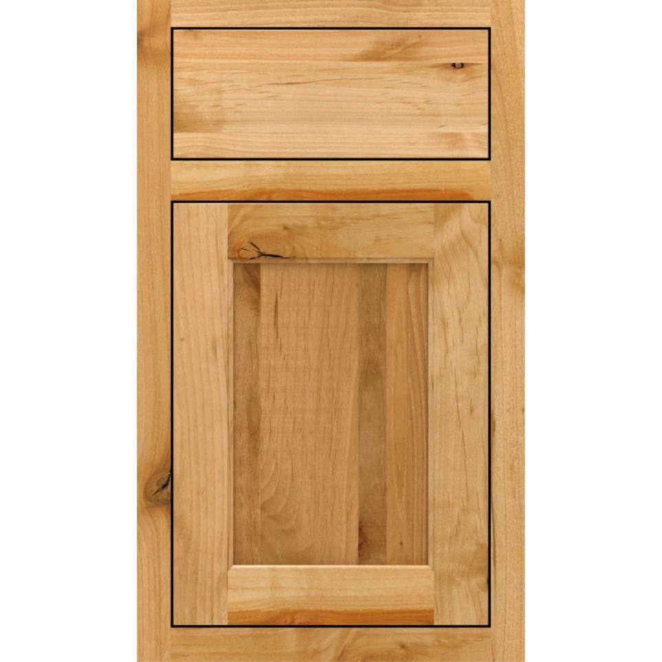 Square Natural Light Finish Square Cabinets
