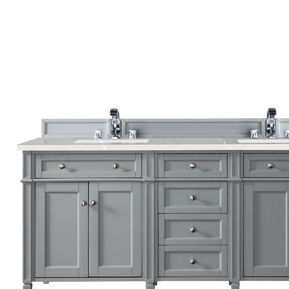 Base with Sink Top Urban Gray Grey / Black Vanities