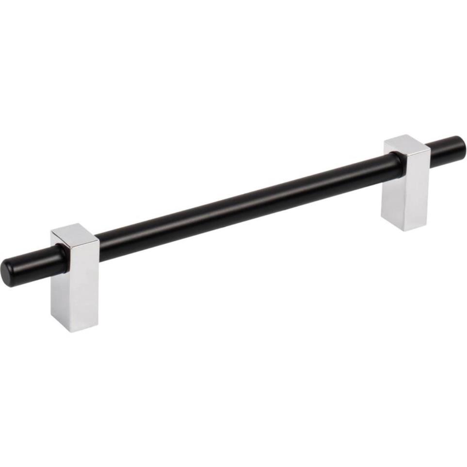 Bar Pull Matte Black,Polished Chrome Chrome Pulls