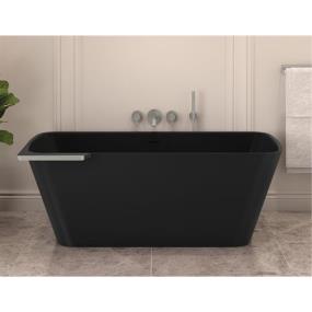 Soaking Tubs Matte Black/Brushed Nickel Black Bathtubs