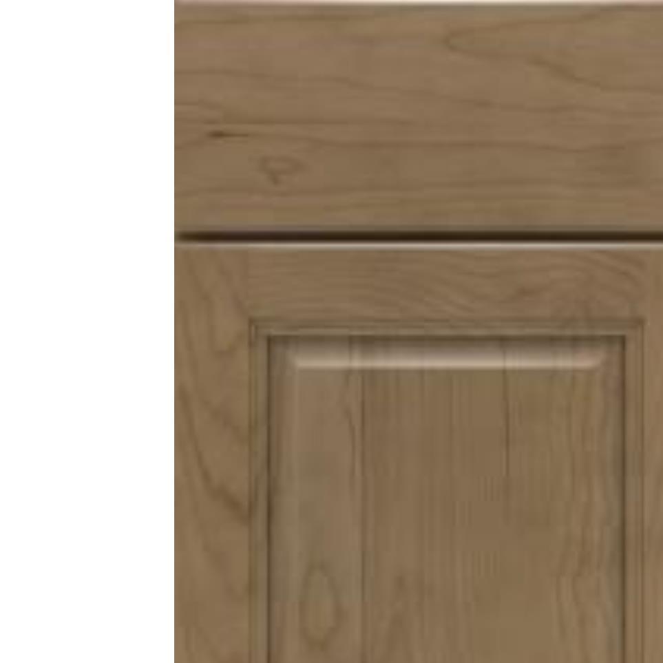 Square Buckskin Medium Finish Square Cabinets