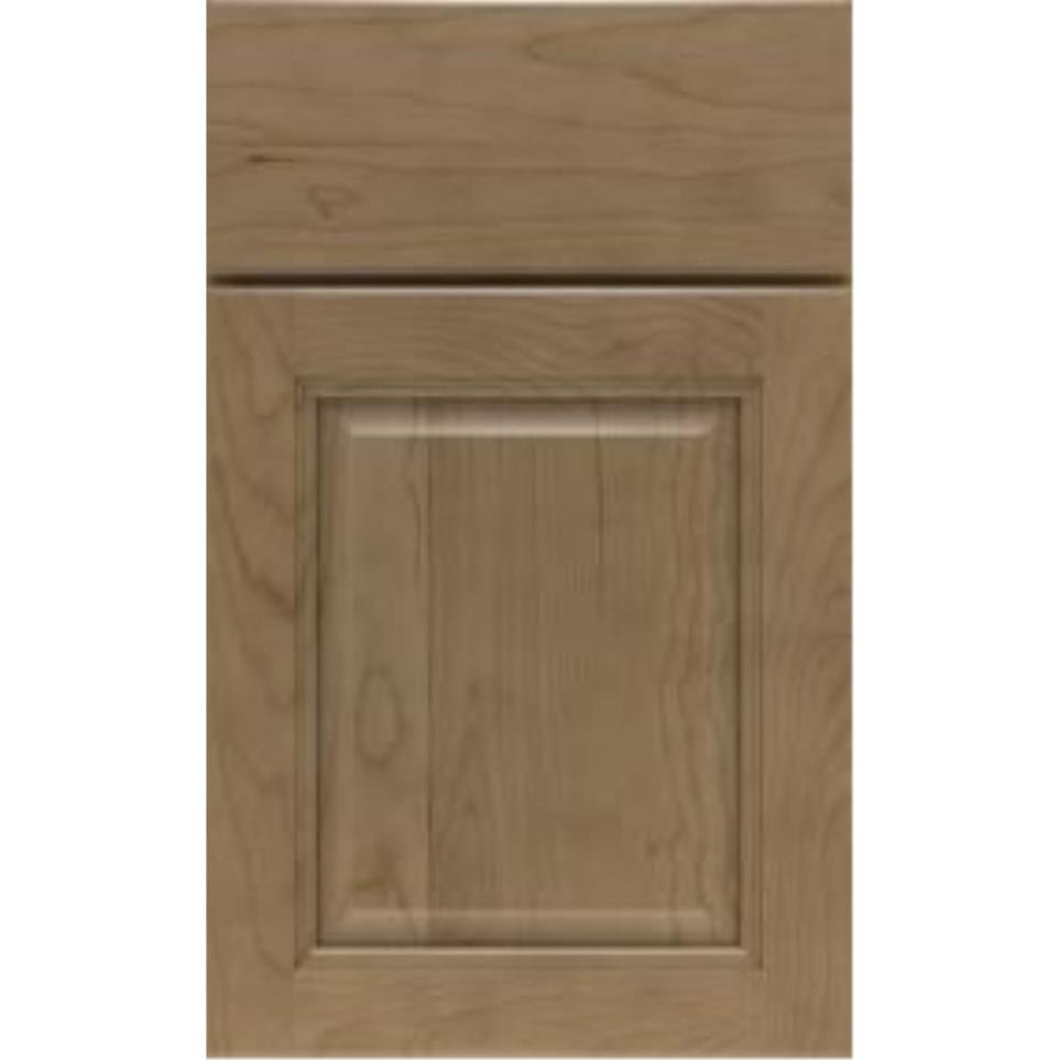 Square Buckskin Medium Finish Square Cabinets