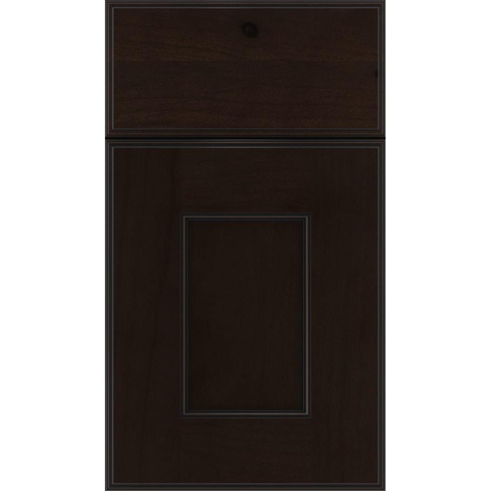 Square Espresso Black Glaze Glaze - Stain Square Cabinets