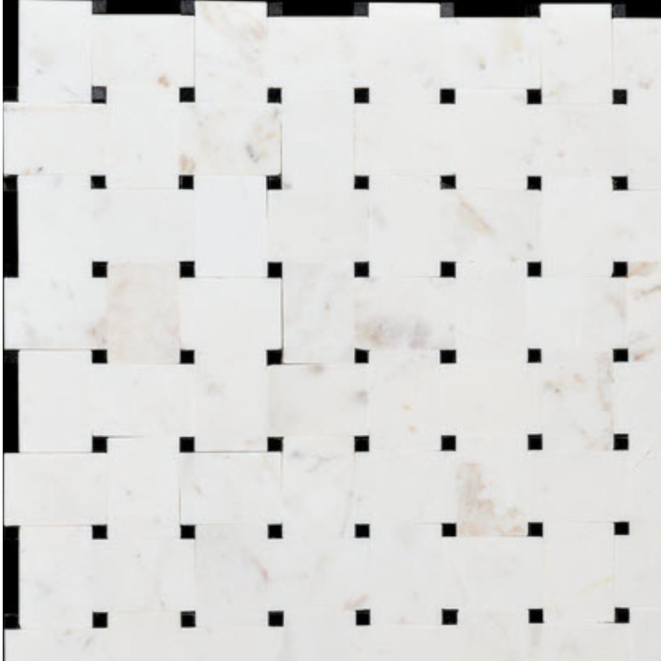 Mosaic Img Bk-102 White Tile