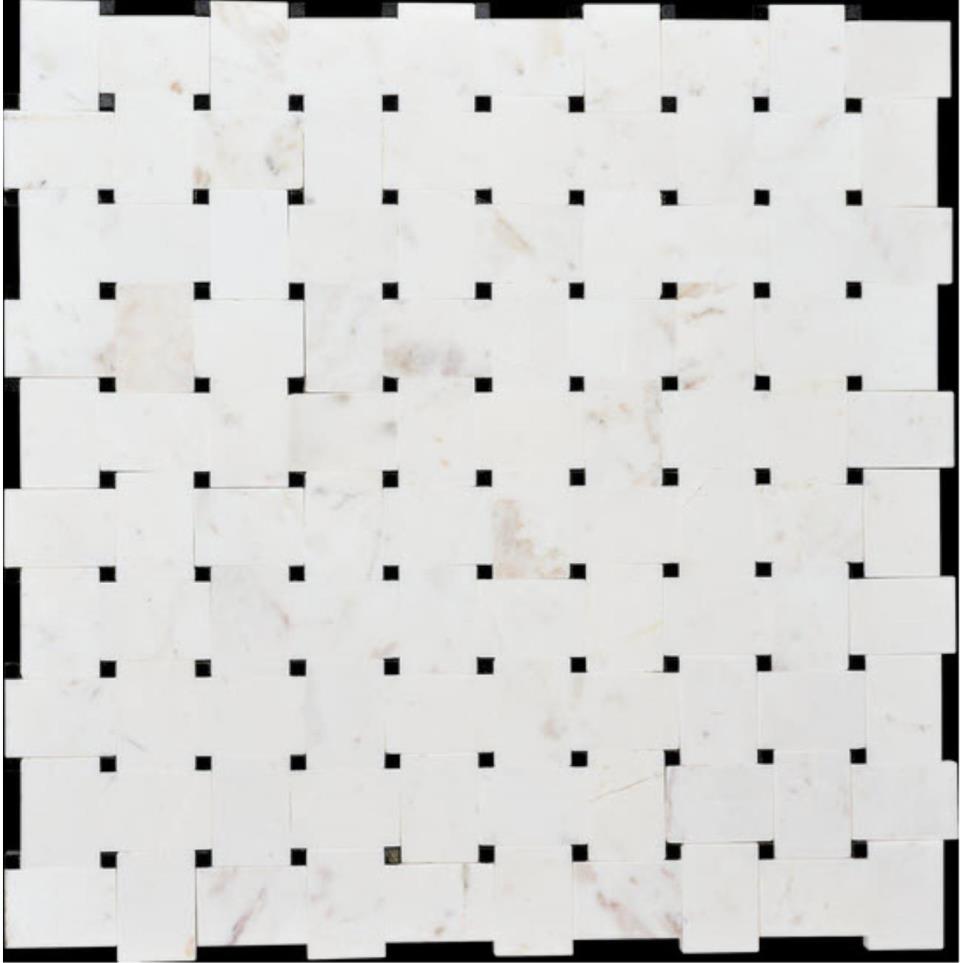 Mosaic Img Bk-102 White Tile