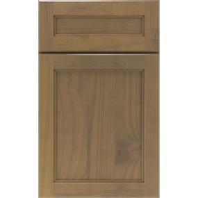 Square Buckskin Medium Finish Square Cabinets