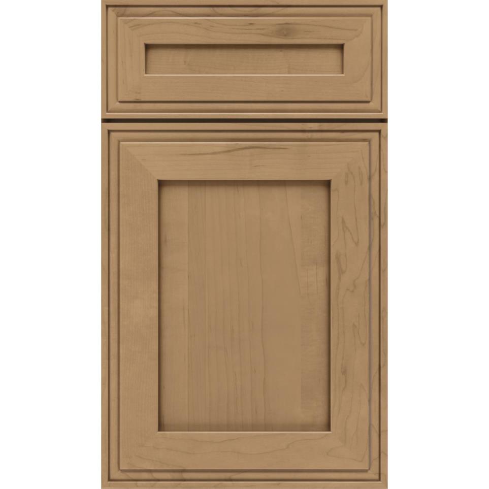 Square Gunny Medium Finish Square Cabinets