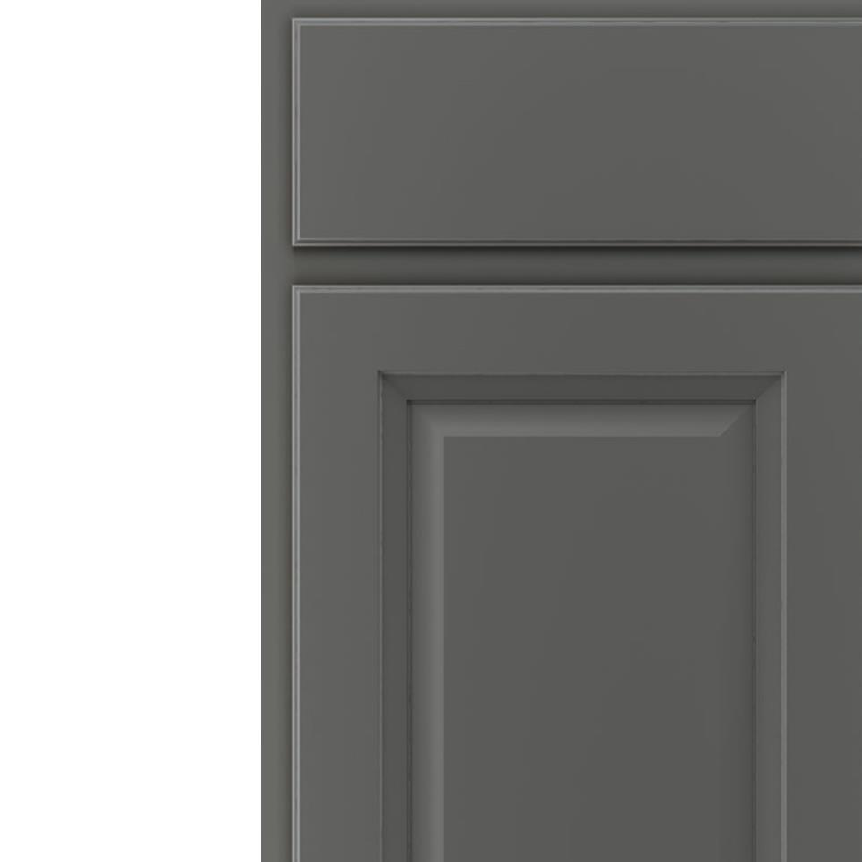 Square Galaxy Smoke Opaque Paint - Grey Square Cabinets