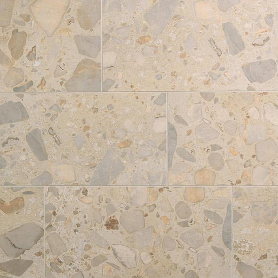 Tile Basin Matte Beige/Tan Tile