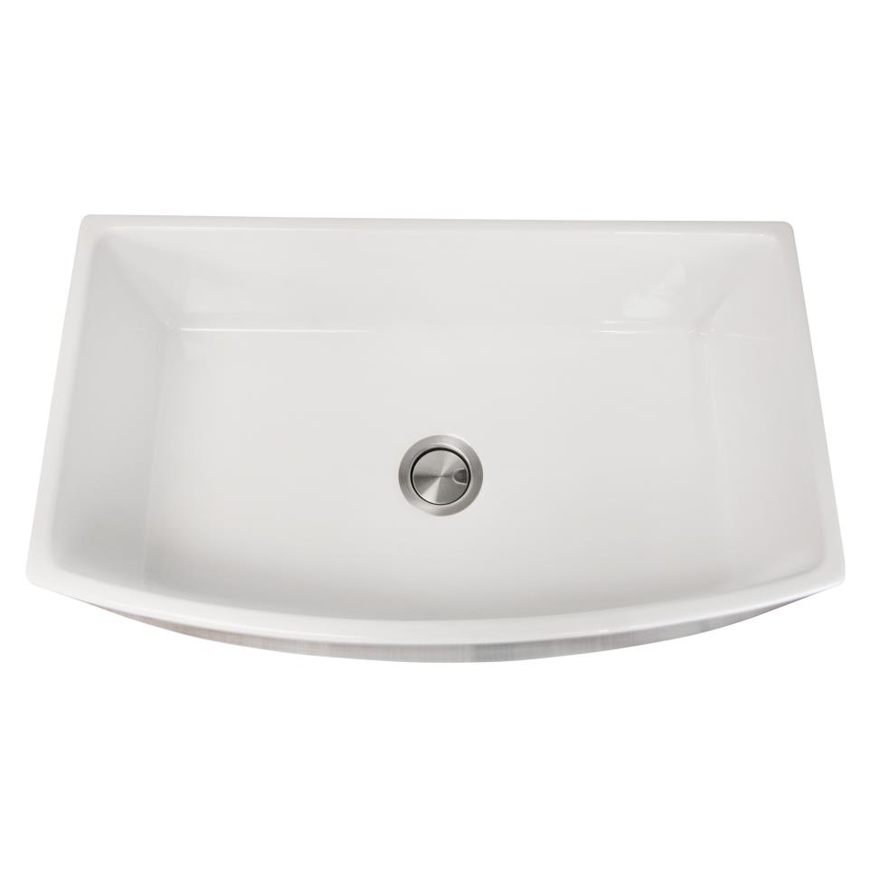Porcelain Enamel Glaze White Sinks