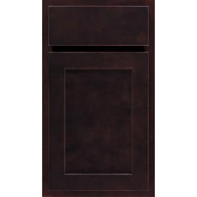 Square Sarsaparilla Dark Finish Square Cabinets