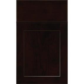 Square Chocolate Dark Finish Square Cabinets