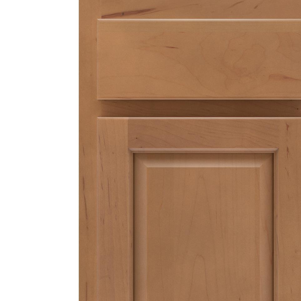 Square Sahara Light Finish Square Cabinets