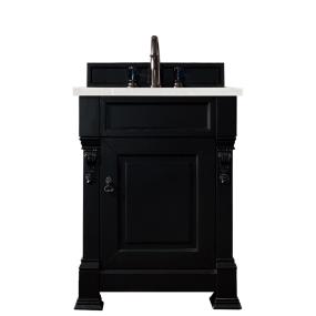 Base with Sink Top Antique Black Grey / Black Vanities