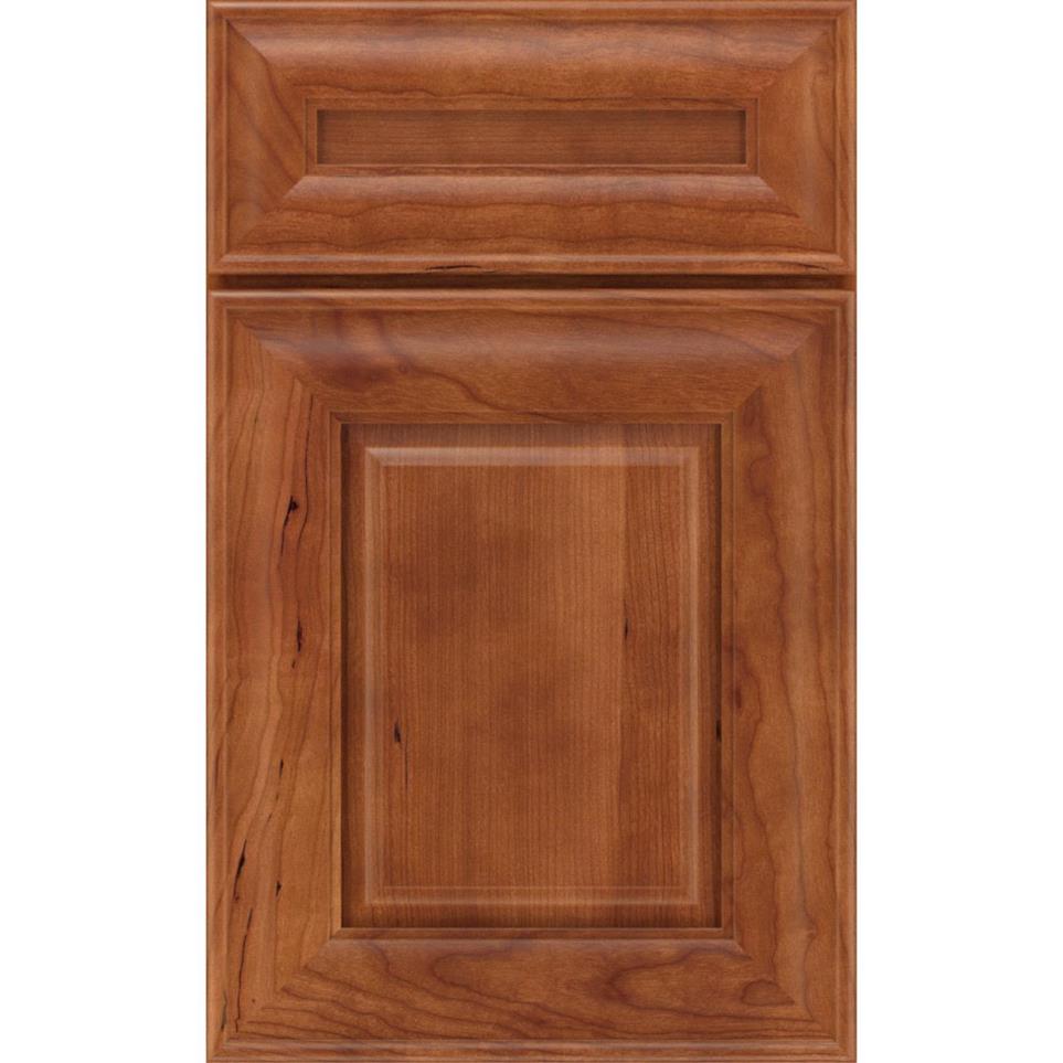 Square Cattail Medium Finish Square Cabinets