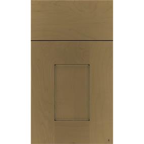 Square Frappe Black Glaze Glaze - Stain Square Cabinets