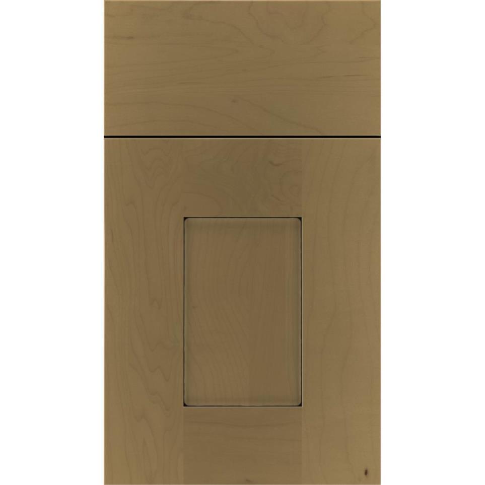 Square Frappe Black Glaze Glaze - Stain Square Cabinets