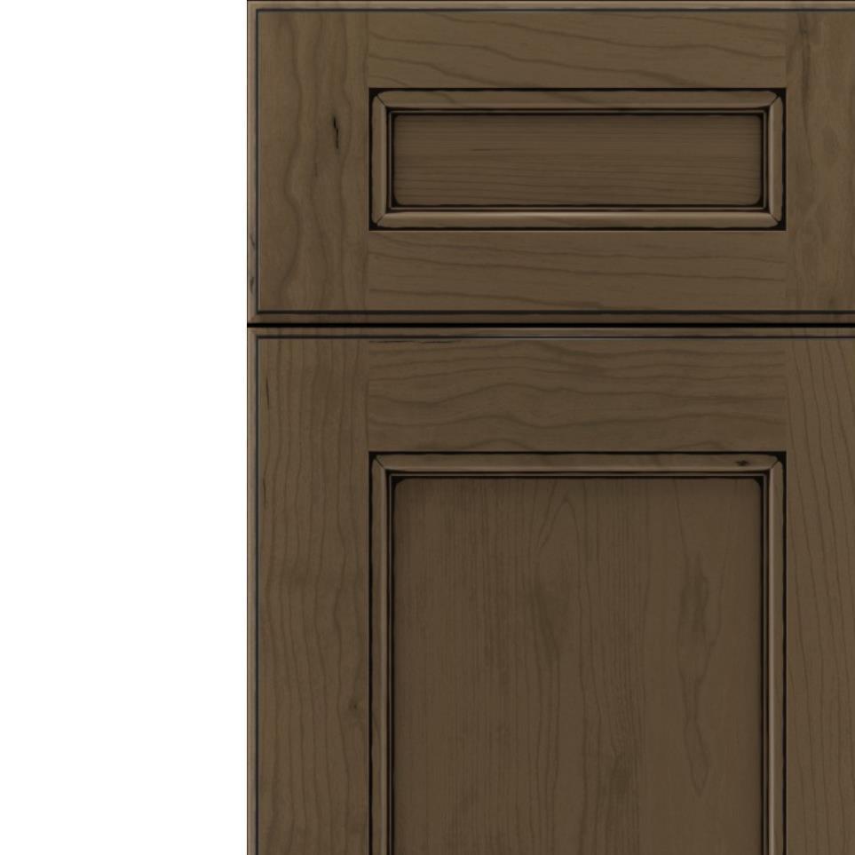 5 Piece Cortado Black Glaze Glaze - Stain 5 Piece Cabinets